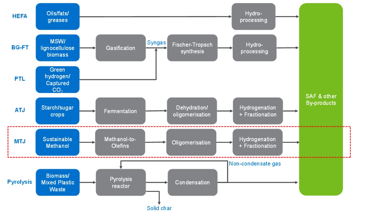 Common SAF Pathways